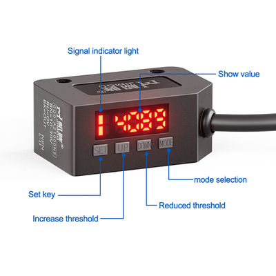 ΟΧΙ NC αποτελεσματική μείωση κόστους απόκριση υψηλής ταχύτητας διάχυτος φωτοαισθητήρας έξυπνη ψηφιακή οθόνη φωτοηλεκτρικός διακόπτης